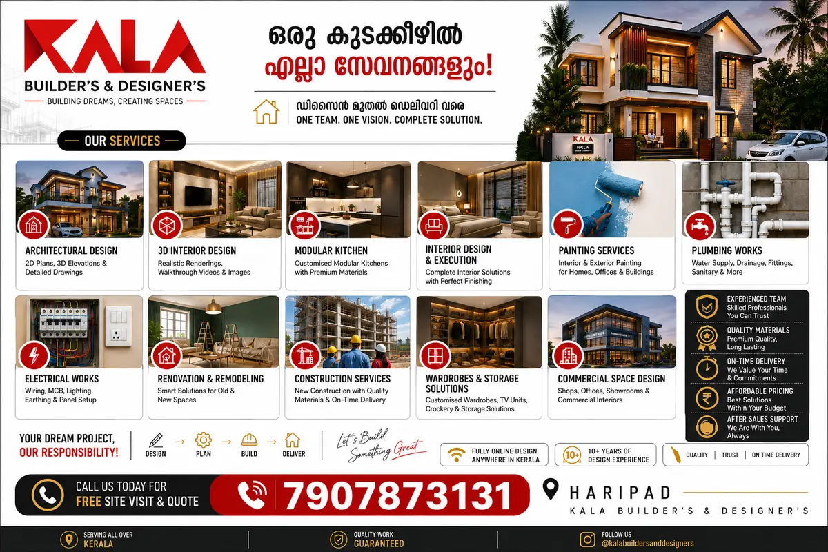 All Services service poster by Kala Builders and Designers